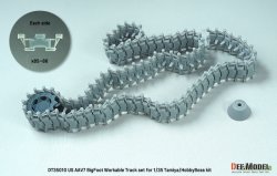 画像4: DEF.MODEL[DT35010]1/35 現用 アメリカ AAVP7水陸両用車用ビッグフット連結可動履帯(タミヤ/ホビーボス製AAVP7用）