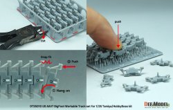 画像6: DEF.MODEL[DT35010]1/35 現用 アメリカ AAVP7水陸両用車用ビッグフット連結可動履帯(タミヤ/ホビーボス製AAVP7用）