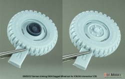 画像5: DEF.MODEL[DW35157]1/35 現用 ドイツ ウニモグS404用自重変形タイヤセット(AKインタラクティブ/ICM用)
