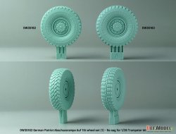 画像6: DEF.MODEL[DW35162]1/35 現用 ドイツ ペトリオットミサイル/MAN 多用途8輪トラック用タイヤセット＃1(自重変形なし トランペッター用)
