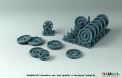 画像3: DEF.MODEL[DW35164]1/35 現用 アメリカ M113装甲兵員輸送車用初期型転輪セット 初期型誘導輪付(タミヤ/アカデミー用)
