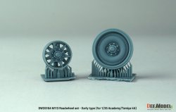 画像4: DEF.MODEL[DW35164]1/35 現用 アメリカ M113装甲兵員輸送車用初期型転輪セット 初期型誘導輪付(タミヤ/アカデミー用)