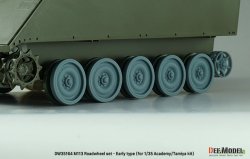 画像8: DEF.MODEL[DW35164]1/35 現用 アメリカ M113装甲兵員輸送車用初期型転輪セット 初期型誘導輪付(タミヤ/アカデミー用)