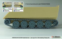 画像11: DEF.MODEL[DW35165]1/35 現用 アメリカ M113/韓国 K200装甲兵員輸送車用後期型転輪セット 後期型誘導輪付(タミヤ/アカデミー用)