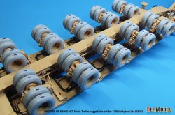 画像13: DEF.MODEL[DW35168]1/35 現用 アメリカ M1000 HETセミトレーラー用自重変形タイヤセット(ホビーボス85502用)