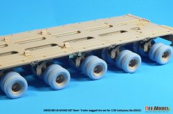 画像9: DEF.MODEL[DW35168]1/35 現用 アメリカ M1000 HETセミトレーラー用自重変形タイヤセット(ホビーボス85502用)