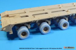 画像10: DEF.MODEL[DW35168]1/35 現用 アメリカ M1000 HETセミトレーラー用自重変形タイヤセット(ホビーボス85502用)