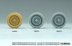 画像6: DEF.MODEL[DW35171]1/35 現用 アメリカ M2/M3ブラッドレー歩兵戦闘車用外側転輪セット 初期タイプ(タミヤ/アカデミー用)