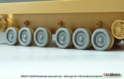 画像9: DEF.MODEL[DW35171]1/35 現用 アメリカ M2/M3ブラッドレー歩兵戦闘車用外側転輪セット 初期タイプ(タミヤ/アカデミー用)