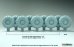 画像3: DEF.MODEL[DW35173]1/35 現用 NATO M1001/M1014 MANトラクター用Mich. XL自重変形タイヤセット(アイラブキット用)