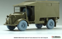 画像4: DEF.MODEL[DW48010]1/48 WWII イギリス オースチンK2トラック用タイヤセット(1) ダンロップタイプ(タミヤ用)