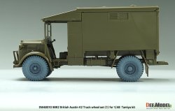 画像5: DEF.MODEL[DW48010]1/48 WWII イギリス オースチンK2トラック用タイヤセット(1) ダンロップタイプ(タミヤ用)