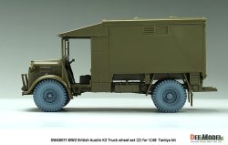 画像5: DEF.MODEL[DW48011]1/48 WWII イギリス オースチンK2トラック用タイヤセット(2) インディアタイプ(タミヤ用)