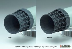 画像7: DEF.MODEL[DZ48010]1/48 現用 アメリカ/韓国 F-15Eストライクイーグル/F-15Kスラムイーグル用F100エンジンノズルセット 開状態(アカデミー用)