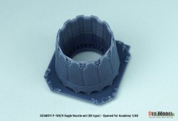 画像4: DEF.MODEL[DZ48011]1/48 現用 アメリカ/韓国 F-15Eストライクイーグル/F-15Kスラムイーグル用GEエンジンノズルセット 開状態(アカデミー用)