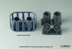 画像2: DEF.MODEL[DZ72007]1/72 現用 韓国空軍 KF-21ボラメ用ノズルセット 閉状態(アカデミー用)