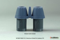 画像3: DEF.MODEL[DZ72007]1/72 現用 韓国空軍 KF-21ボラメ用ノズルセット 閉状態(アカデミー用)