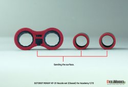 画像7: DEF.MODEL[DZ72007]1/72 現用 韓国空軍 KF-21ボラメ用ノズルセット 閉状態(アカデミー用)