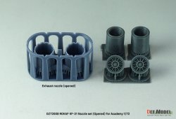 画像2: DEF.MODEL[DZ72008]1/72 現用 韓国空軍 KF-21ボラメ用ノズルセット 開状態(アカデミー用)