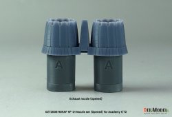 画像3: DEF.MODEL[DZ72008]1/72 現用 韓国空軍 KF-21ボラメ用ノズルセット 開状態(アカデミー用)