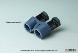 画像4: DEF.MODEL[DZ72008]1/72 現用 韓国空軍 KF-21ボラメ用ノズルセット 開状態(アカデミー用)
