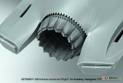 画像6: DEF.MODEL[DZ72009]1/72 現用 アメリカ F-35BライトニングII用エンジンノズルセット 飛行/駐機状態(アカデミー/ハセガワ用)