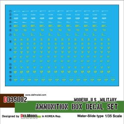 画像1: DEF.MODEL[DD35002]現用アメリカ軍 弾薬箱デカールセット