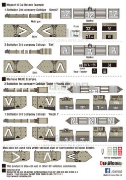 画像3: DEF.MODEL[DD35003]IDF　タクティカルサインセット（アカデミー用）
