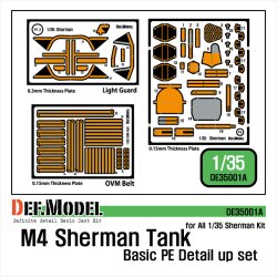 画像1: DEF.MODEL[DE35001A]M4 シャーマン ベーシックディテールアップセット