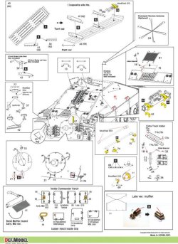 画像3: DEF.MODEL[DE35009]ヘッツァー 初期/中期/後期型用 エッチングパーツセット（アカデミー/タミヤ用）