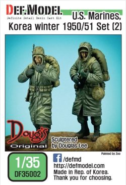 画像1: DEF.MODEL[DF35002]1/35 米海兵隊 朝鮮戦争 1950/51冬 セット2(2体セット)