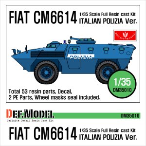 画像1: DEF.MODEL[DM35010]フィアット CM6614 イタリア警察仕様 (1)