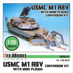 画像1: DEF.MODEL[DM35018]M1 ABV w/マインプラウ コンバージョン（M1A1用） (1)