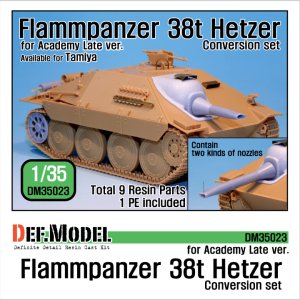 画像1: DEF.MODEL[DM35023]38t ヘッツァー 火炎放射戦車コンバージョン（アカデミー/タミヤ用） (1)