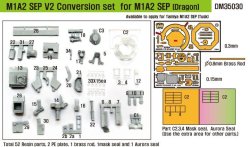 画像2: DEF.MODEL[DM35030]M1A2 エイブラムス SEP V2 改造セット（ドラゴン用）