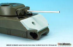 画像2: DEF.MODEL[DM35052]1/35 WWII米 M4A3E2 ジャンボ コンクリートアーマー M1A1C金属砲身付き(アスカ用)