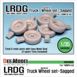 DEF.MODEL[DW30005A]イギリス LRDG デザートシボレー 自重変形タイヤ（タミヤ用）