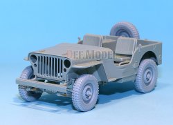 画像3: DEF.MODEL[DW30018]ウィリス ジープ 初期型 自重変形タイヤ（トランぺッター）