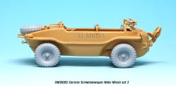 画像4: DEF.MODEL[DW30032]WW2 独 シュビムワーゲン ワイドホイールセット 2（タミヤ/AFVクラブ用）