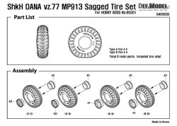 画像4: DEF.MODEL[DW35005]ShkH ダナ vz. MP913 自重変形ダナ（ホビーボス用）