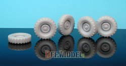画像3: DEF.MODEL[DW35022]U.S. RSOV ディフェンダー 自重変形タイヤ（ホビーボス用）