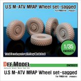 DEF.MODEL[DW35023]U.S. M-ATV 自重変形タイヤ（パンダ用）