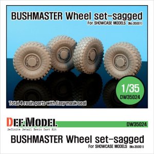 画像1: DEF.MODEL[DW35024]ブッシュマスター 自重変形タイヤ（ショーケースモデル用） (1)
