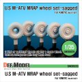 DEF.MODEL[DW35029]M-ATV MRAP 自重変形タイヤ（キネティック用）