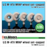 DEF.MODEL[DW35029]M-ATV MRAP 自重変形タイヤ（キネティック用）