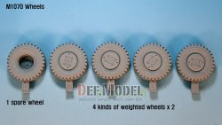 画像3: DEF.MODEL[DW35030]M1070 トレーラーヘッド 自重変形タイヤ（ホビーボス用）