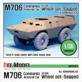 DEF.MODEL[DW35037]M706(V100) コマンドー 自重変形タイヤ（ホビーボス用）