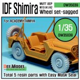 DEF.MODEL[DW35039]M151 シミラ 自重変形タイヤ（アカデミー用）
