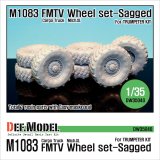 DEF.MODEL[DW35040]M1083 FMTV カーゴトラック Mich.XL 自重変形タイヤ（トランぺッター用）
