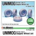 DEF.MODEL[DW35046]ドイツ ウニモグ Lkw 2t 自重変形タイヤ（レベルキット用）